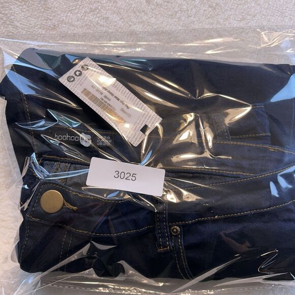 boohoo Blue Womens Jeans Plus High Waist Skinny Jeans Boo Hoo Dark Blue Sz 20 - Picture 10 of 10